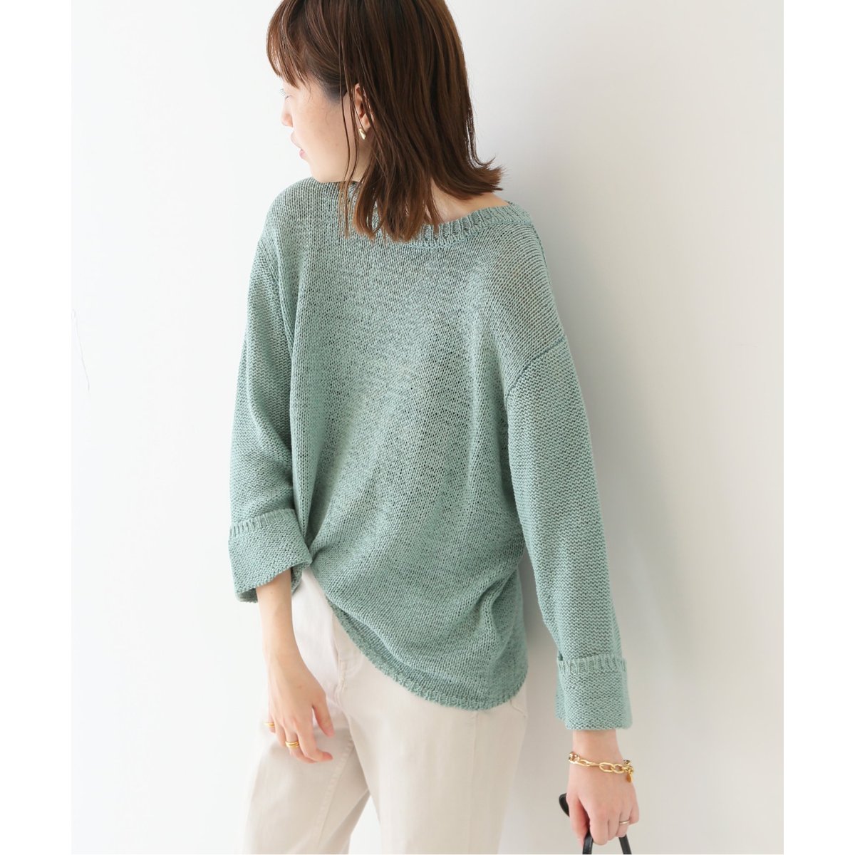 スローブイエナ テープヤーンワイドプルオーバー SLOBE IENA（スローブイエナ）の「《WEB限定/追加》テープヤーンワイド