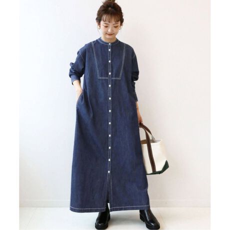 WEB限定/追加2》LE DENIM シャツワンピース◇ | スローブ イエナ(SLOBE  