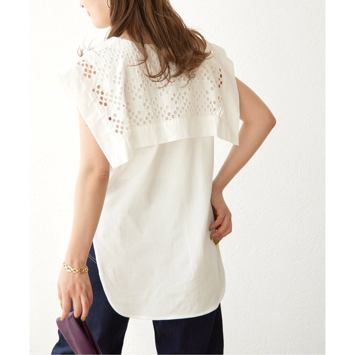 SLOBE IENA OUD ウード シアーTシャツ カットソー 半袖 イエナ SLOBE IENA OUD ウード シアーTシャツ カットソー 半袖 イエナ