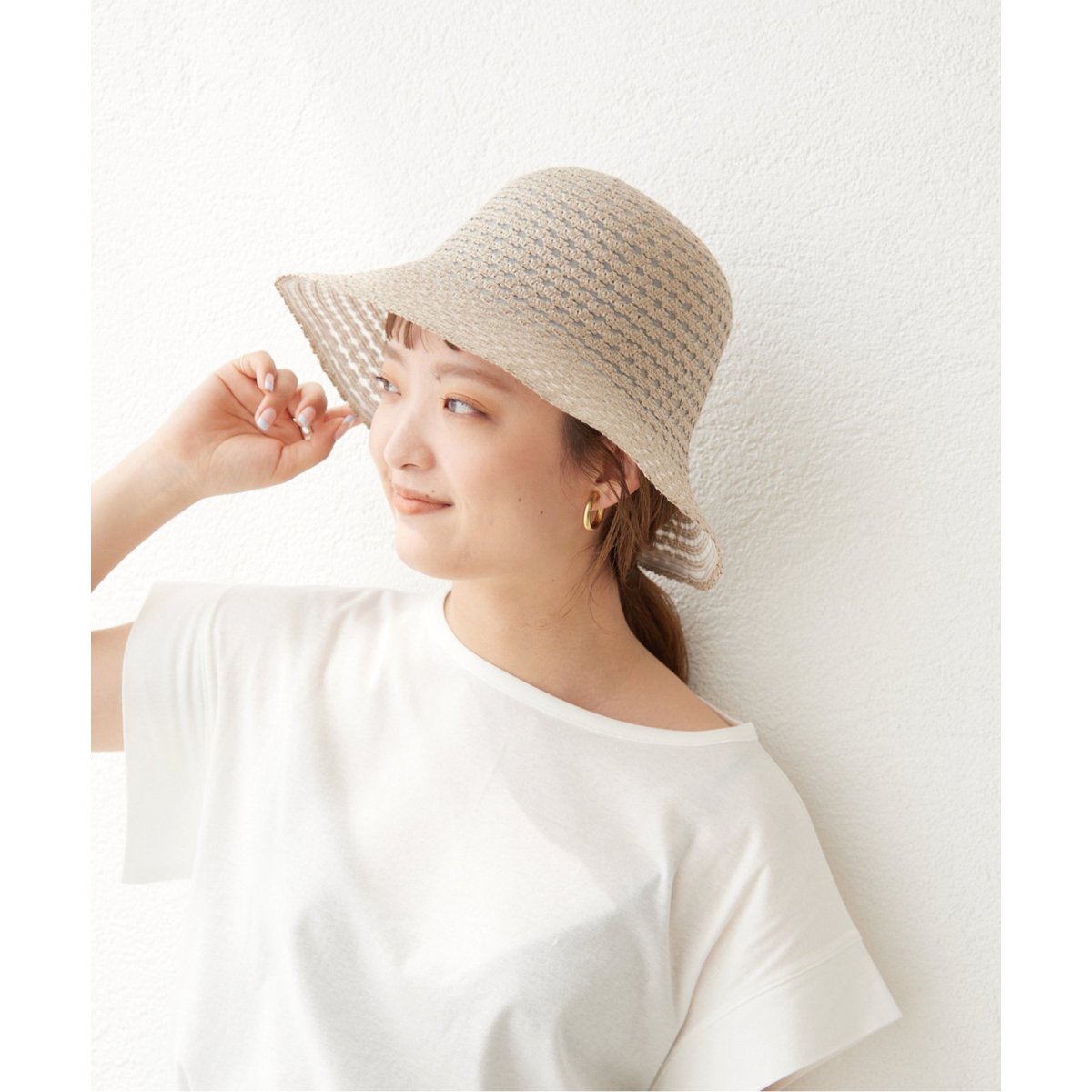 【美品】tocit トチエット　帽子　ハット　AW 美品】tocit トチエット帽子ハットAW