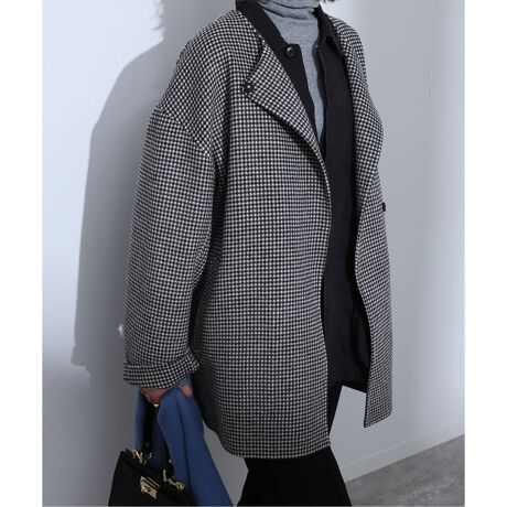 HAMILTONダブルフェイスウールショートコート | スローブ イエナ(SLOBE  