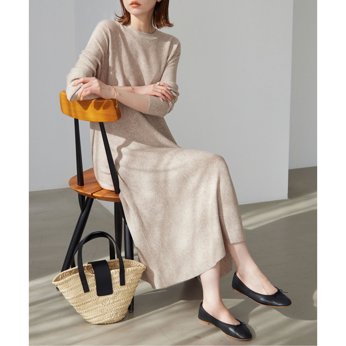 ウォッシャブルフレアワンピース | スローブ イエナ(SLOBE IENA