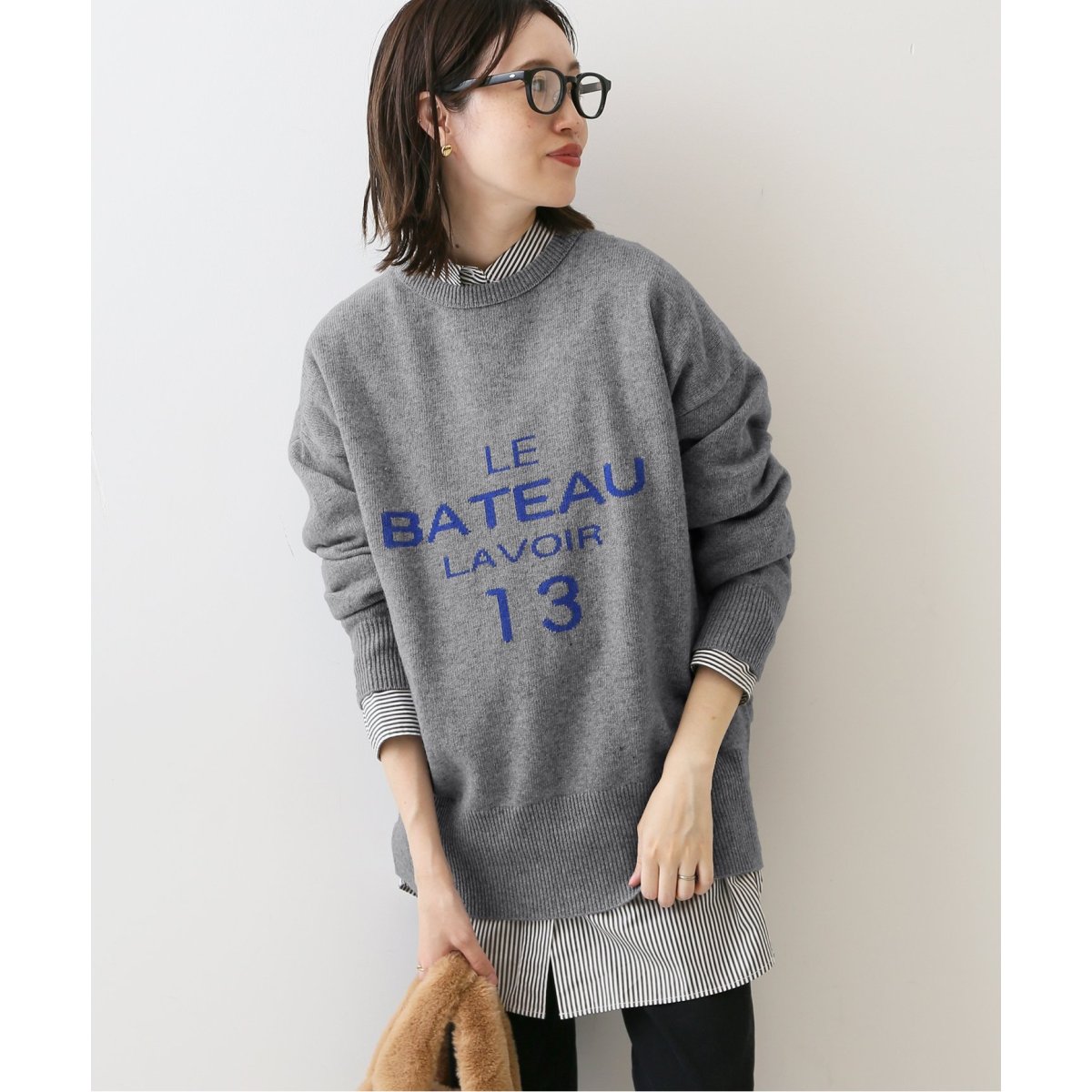 LE BATEAUロゴニット | スローブ イエナ(SLOBE IENA) | マルイ