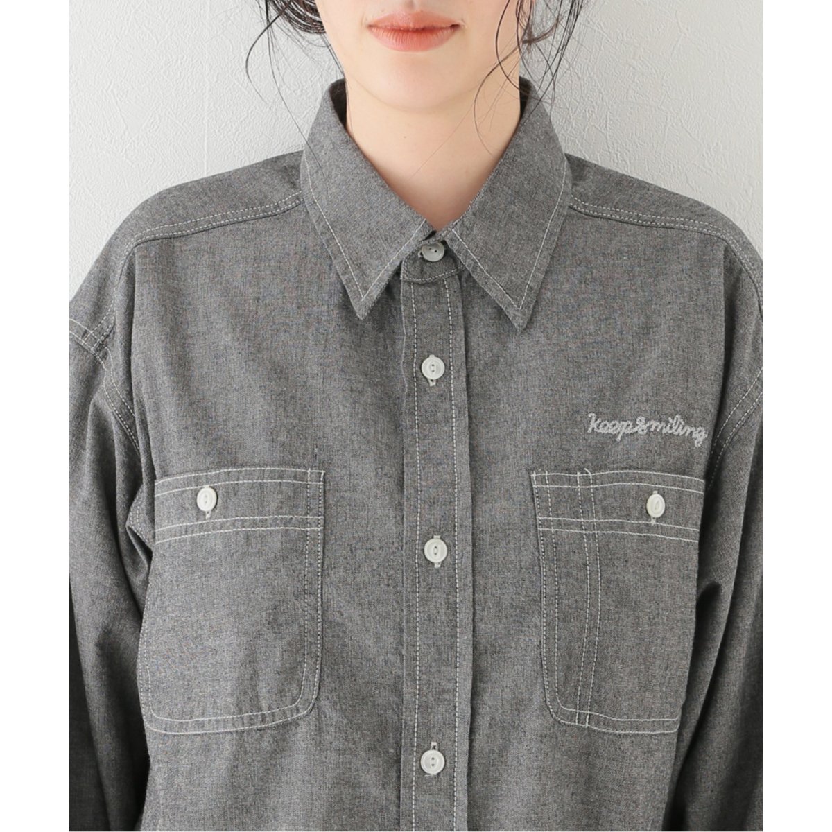PAYDAY/ペイデイ】SLOBE IENA別注 シャンブレーシャツ PAYDAY/ペイデイ】SLOBE IENA別注 シャンブレーシャツ