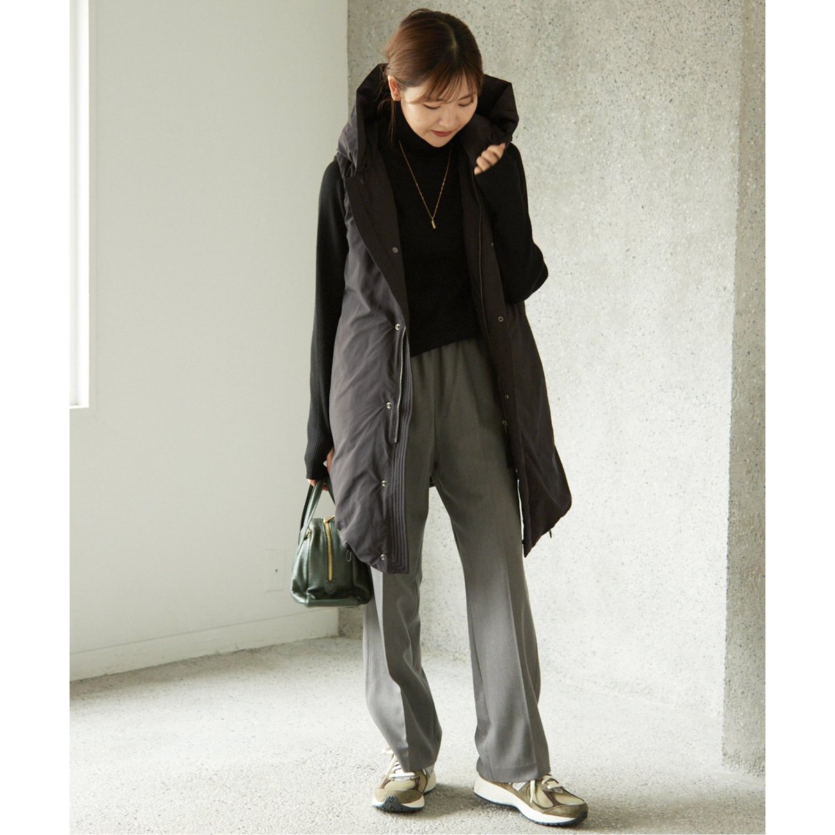 P/NPタフタノースリダウンミドル | スローブ イエナ(SLOBE IENA