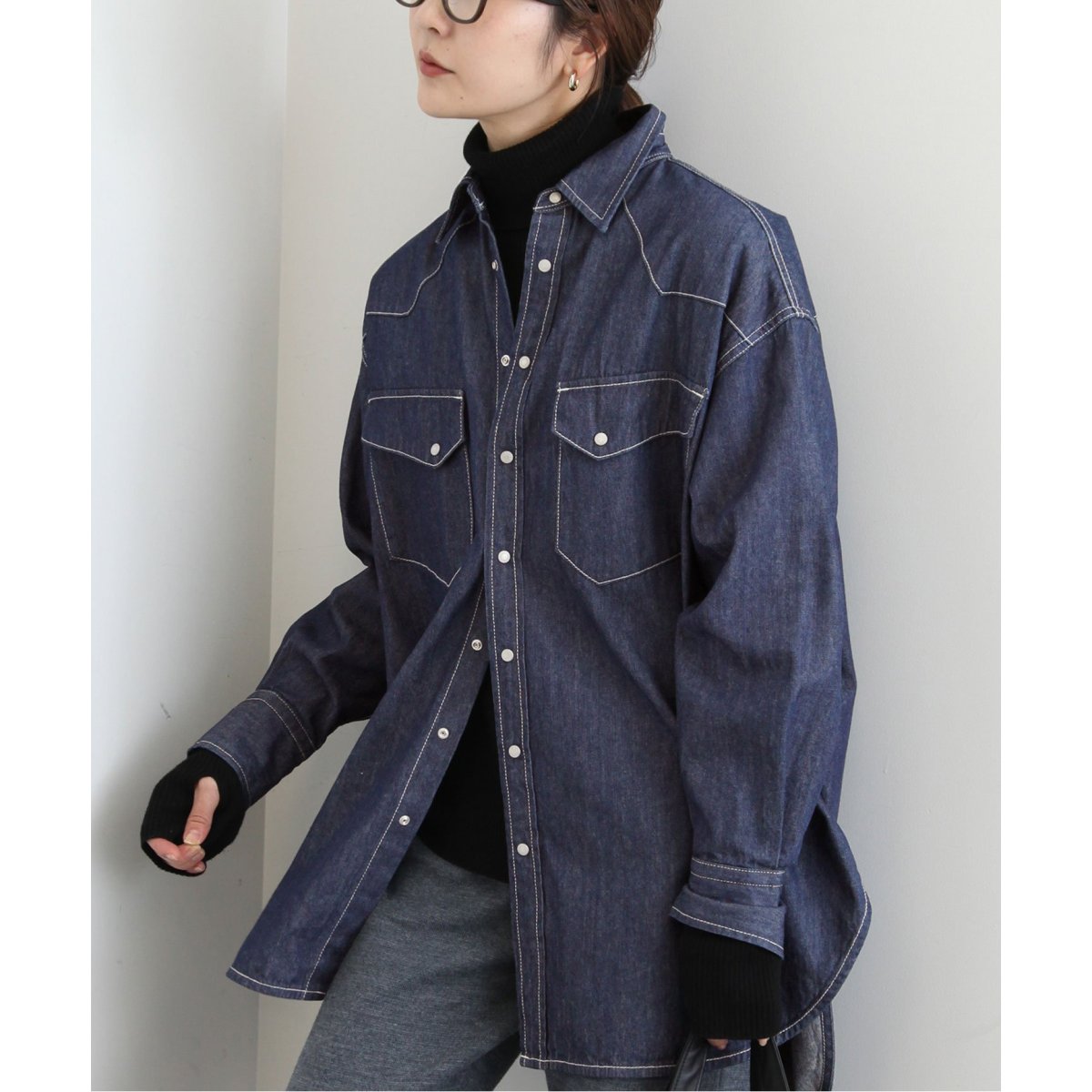 LE DENIMウエスタンシャツ | スローブ イエナ(SLOBE IENA