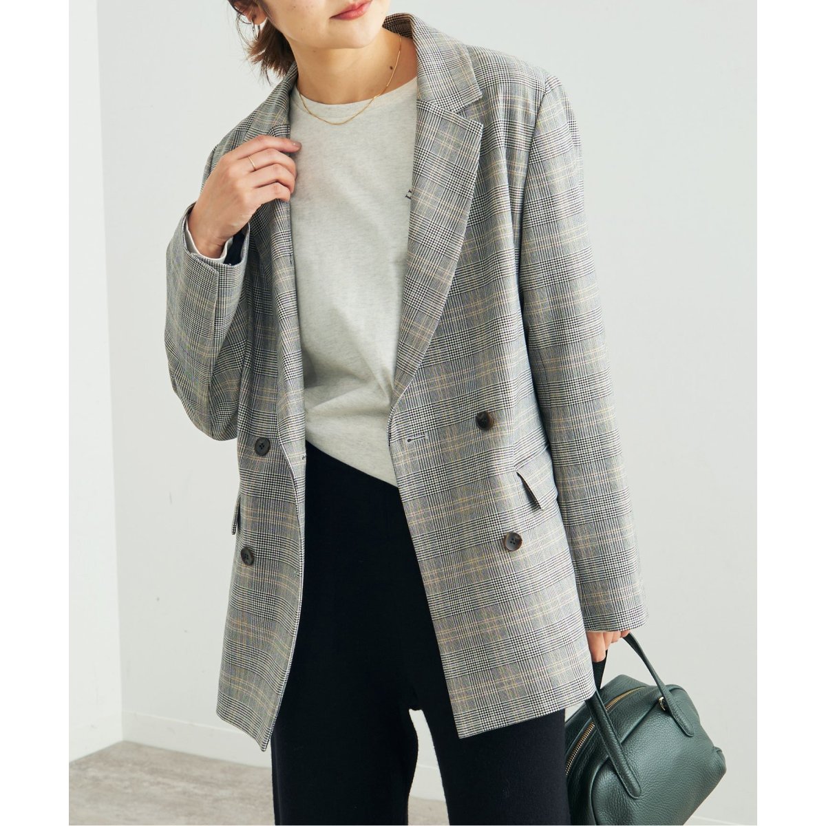 新品♥SLOBE IENA◆チェックWブレストジャケット　秋冬 チェックWブレストジャケット | スローブ イエナ(SLOBE IENA) | マルイ