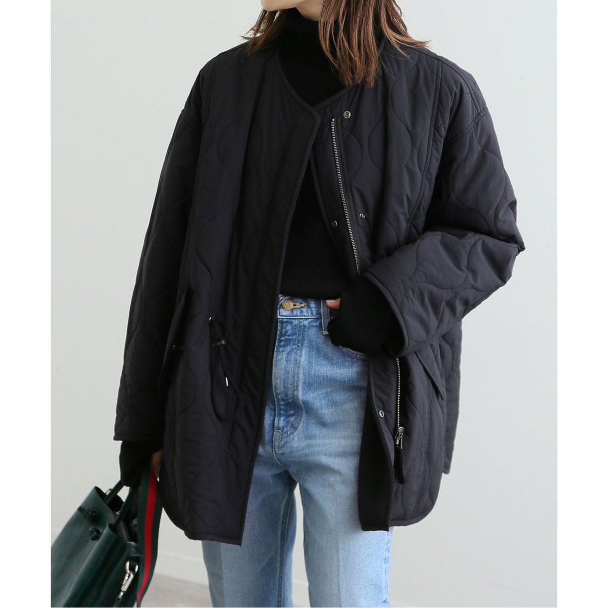 PAキルト*フリースリバーシブルブルゾン | スローブ イエナ(SLOBE IENA