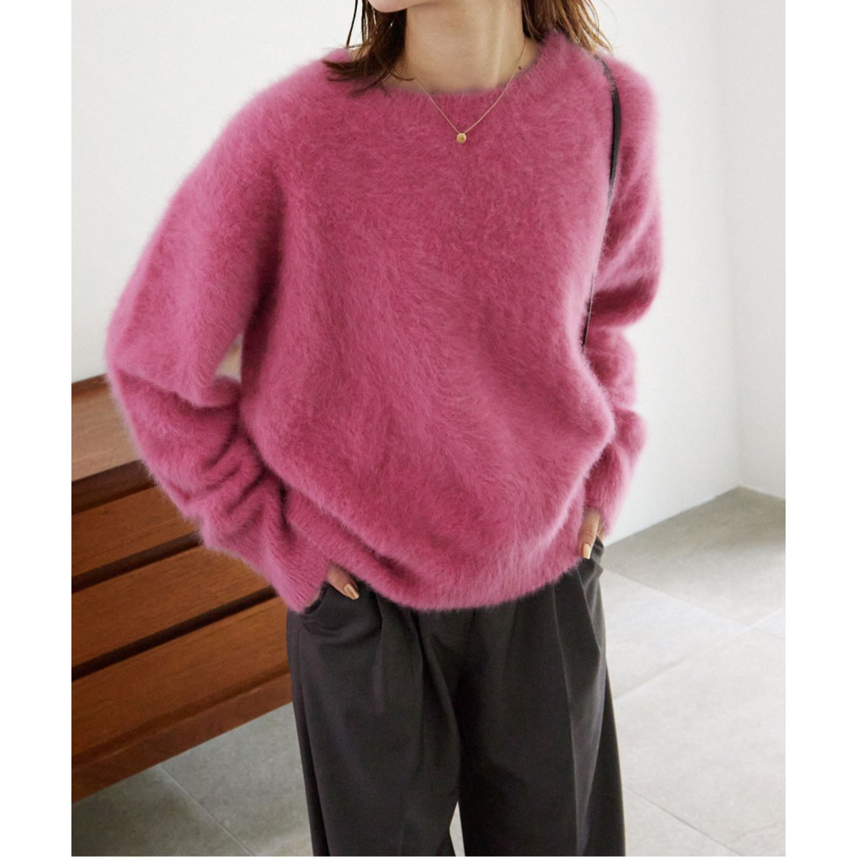 フォックスカシミヤプルオーバー | スローブ イエナ(SLOBE IENA