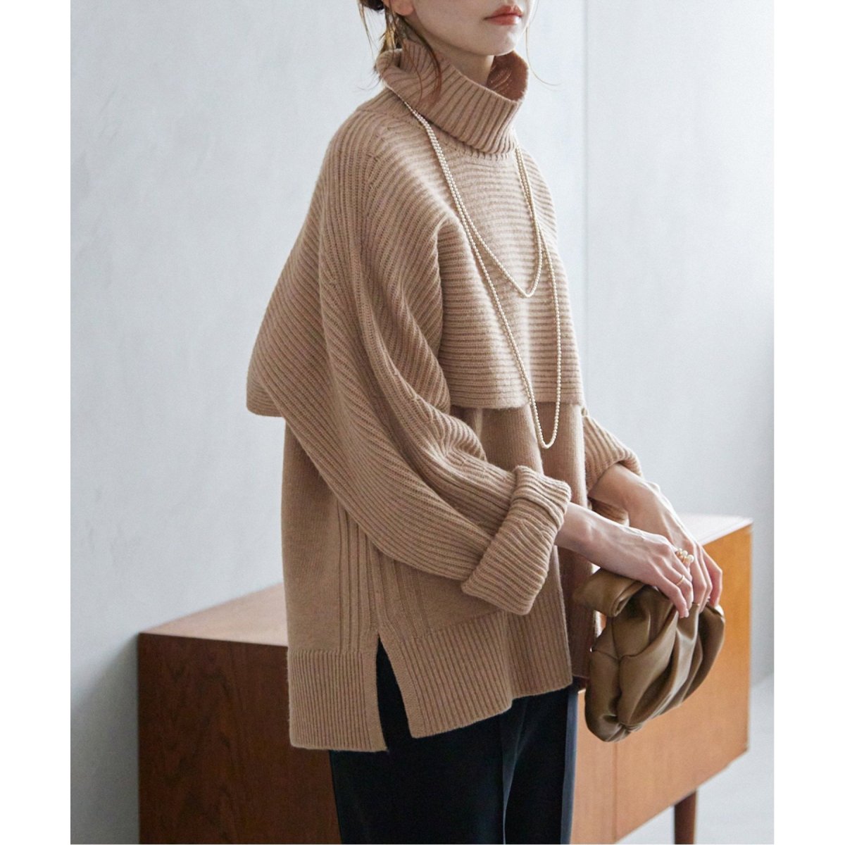 ★美品◆スローブイエナ◆お得な2点セット♡3way ニットセット 追加》3way ニットセット | スローブ イエナ(SLOBE IENA