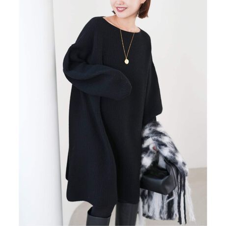 WEB限定/追加》ファインウールニットミニワンピース | スローブ イエナ  