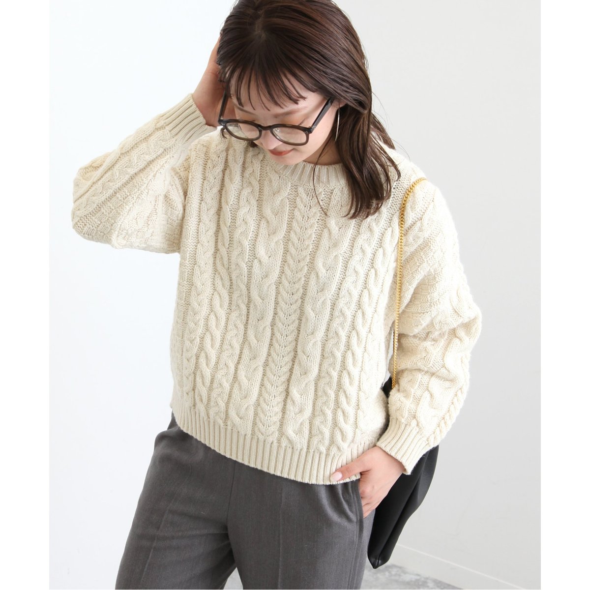 Oldderby Knitwear/オールドダービーニットウェア】 アラン