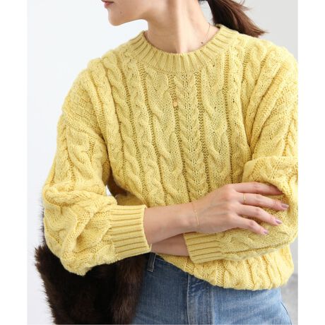 Oldderby Knitwear/オールドダービーニットウェア】 アランケーブル 