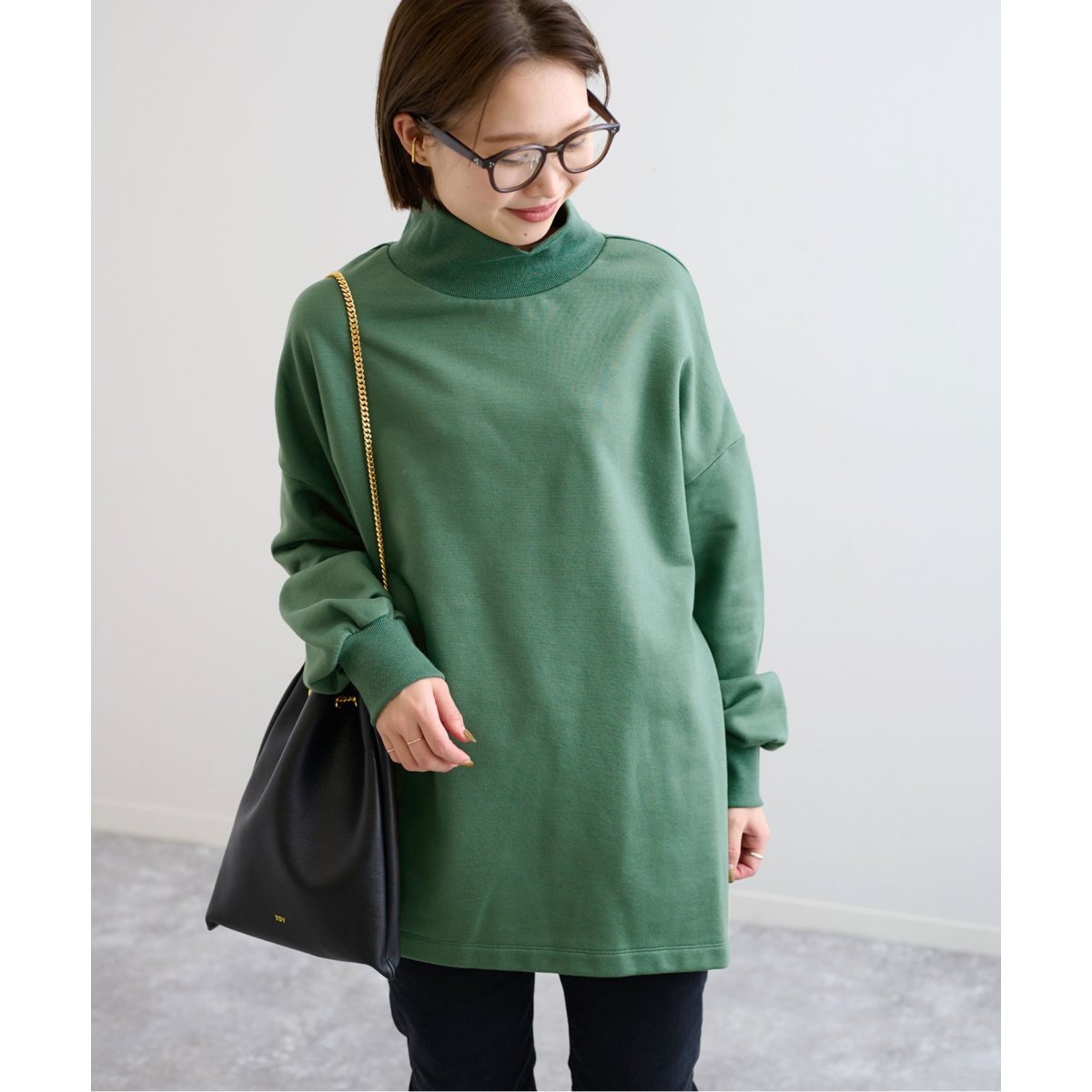 SLOBE IENA 別注モックネックスウェット SLOBE IENA 別注モックネックスウェット