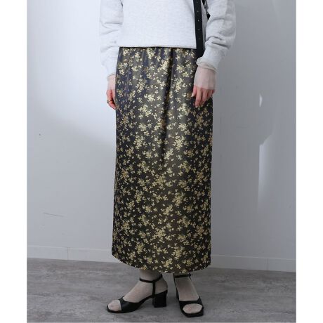 ミモザジャガードギャザースカート | スローブ イエナ(SLOBE IENA  