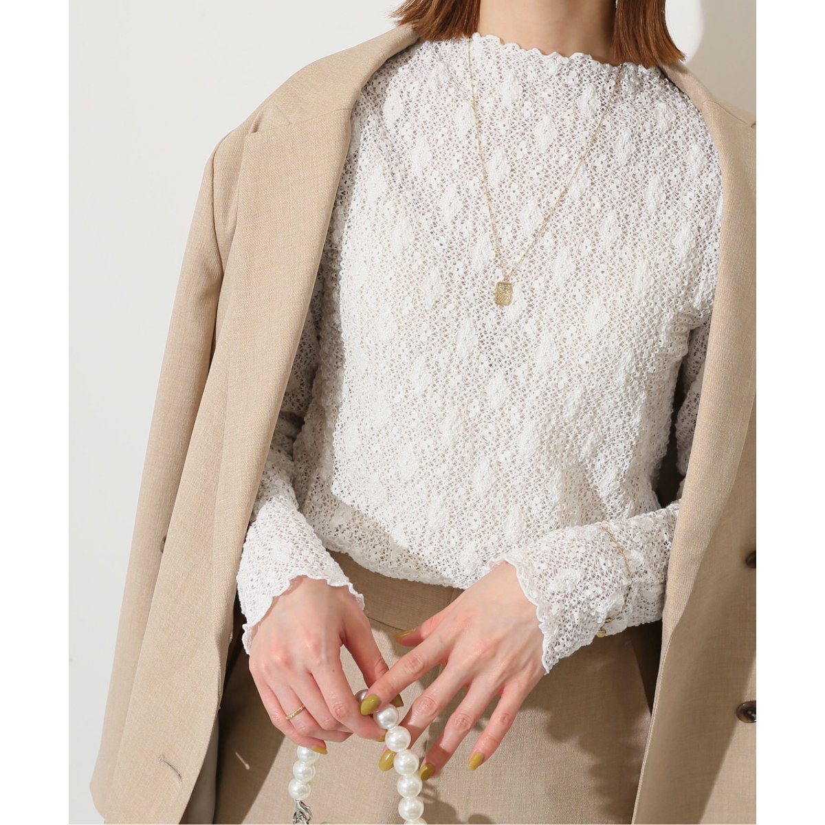 レースプルオーバー | スローブ イエナ(SLOBE IENA) | マルイウェブ