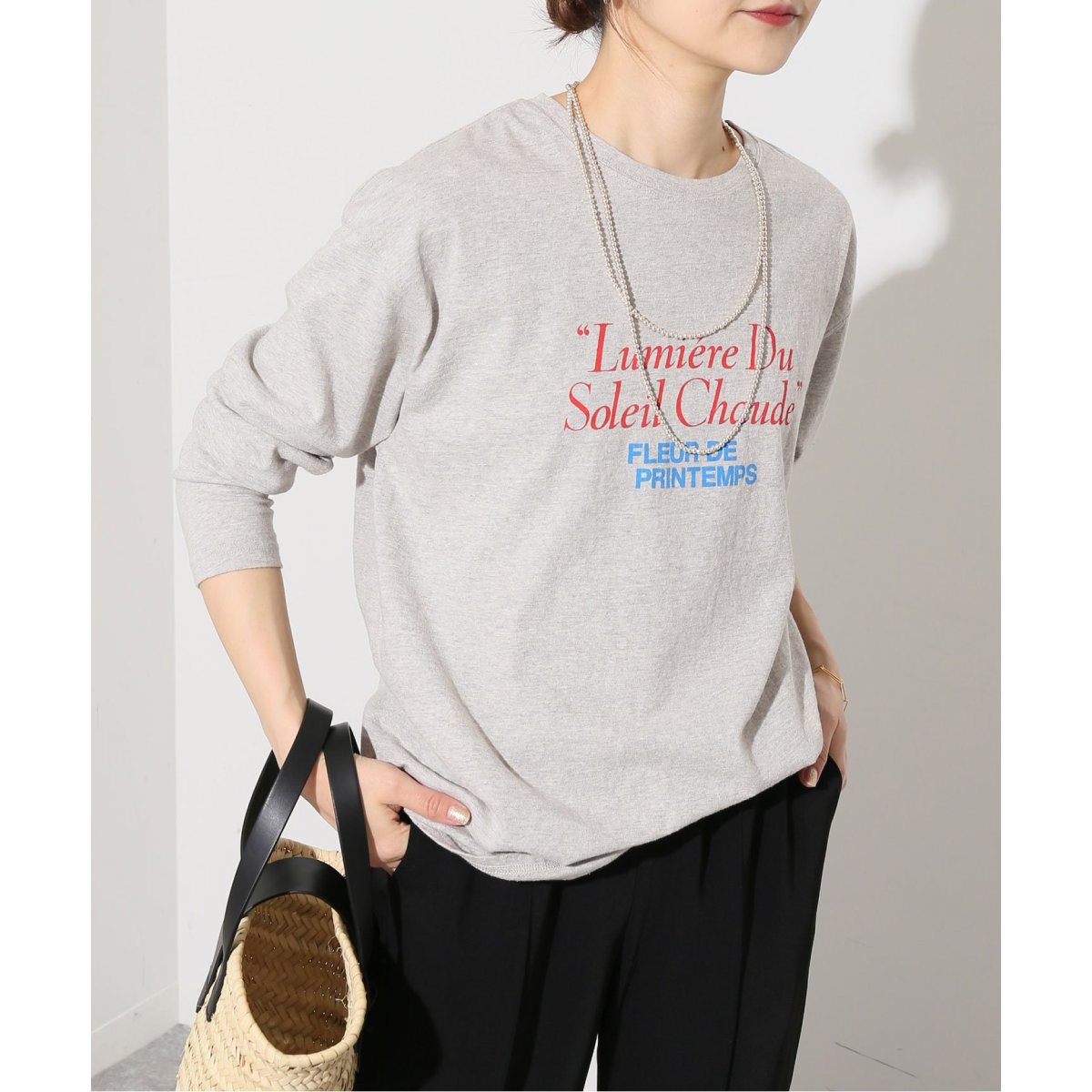 SLOBE IENA Soleil Chaude ロゴロンTEE Soleil ChaudeロゴロンTEE | スローブ イエナ(SLOBE IENA) | マルイ