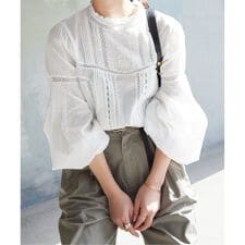 追加》マニーレースピンタックブラウス | スローブ イエナ(SLOBE IENA 