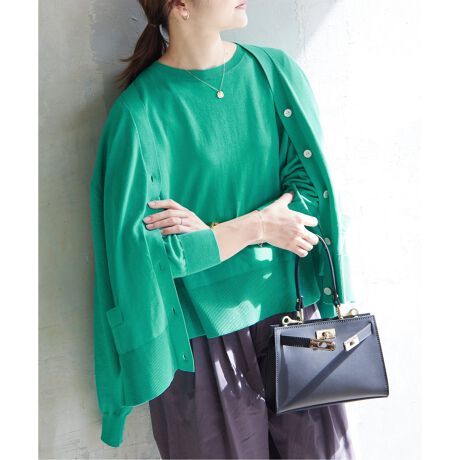 アイスコットンクルーネックプルオーバー | スローブ イエナ(SLOBE  