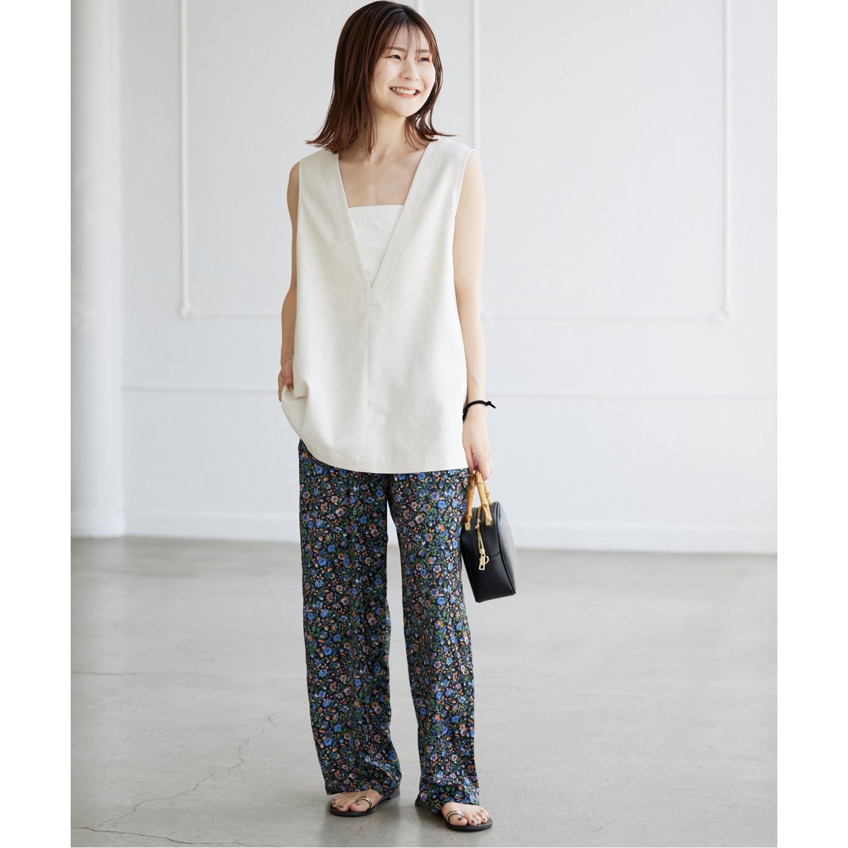 TROUILLET Blue Flowerパンツ | スローブ イエナ(SLOBE IENA