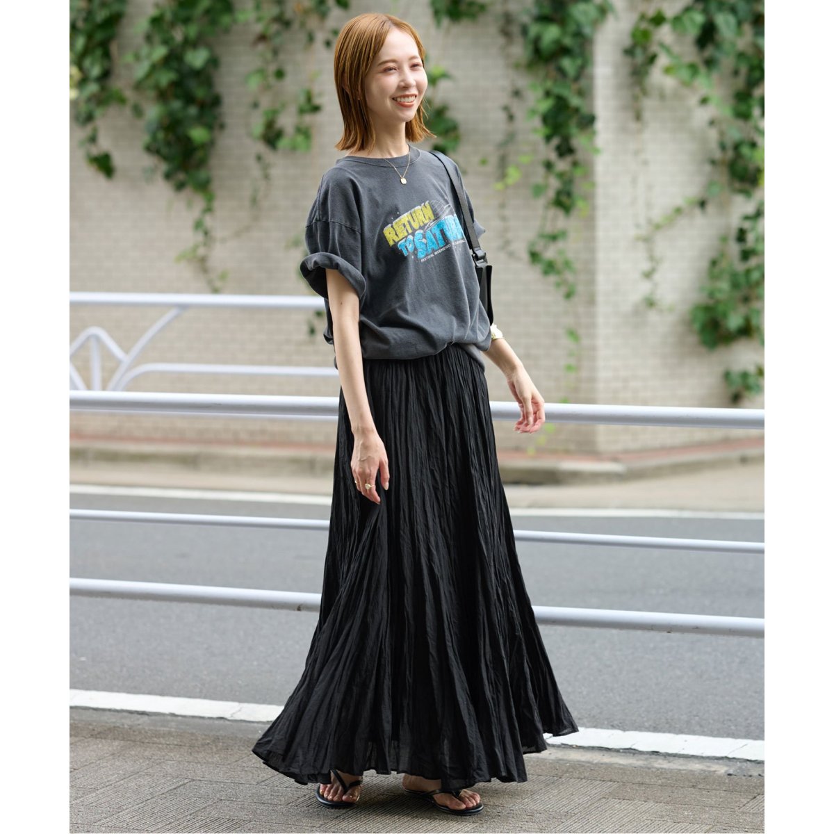 まゆ【タグ付き】SLOBE IENA コットンボイル　クリンクルスカート まゆ様専用【タグ付き】SLOBE IENA コットンボイル クリンクル