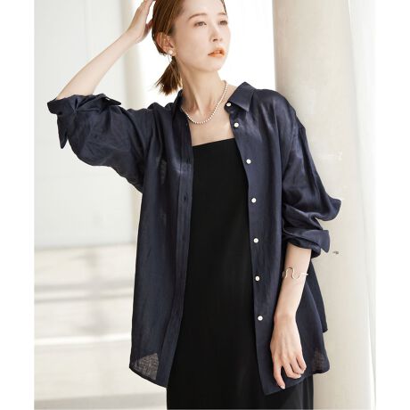 追加》European Linen レギュラーシャツ | スローブ イエナ(SLOBE IENA 
