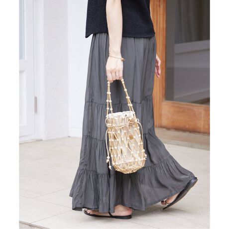 Bagmati/バグマティ】 BAMBOO巾着ハンドバッグ | スローブ イエナ  