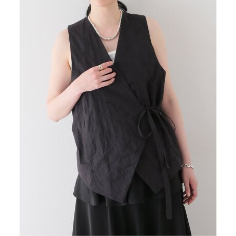 crinkle crinkle crinkle】quilting caftan gilletベスト | スローブ 