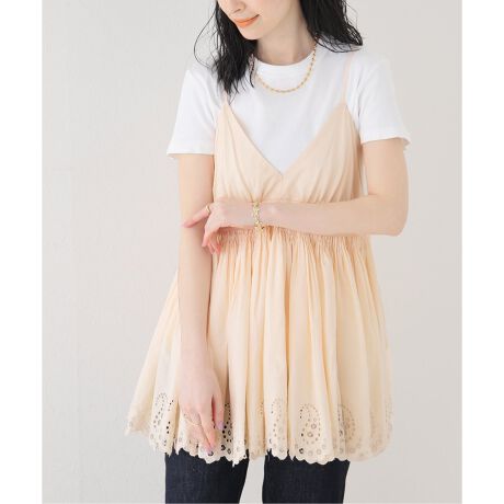 crinkle crinkle crinkle】 hand pleats camisoleブラウス | スローブ 
