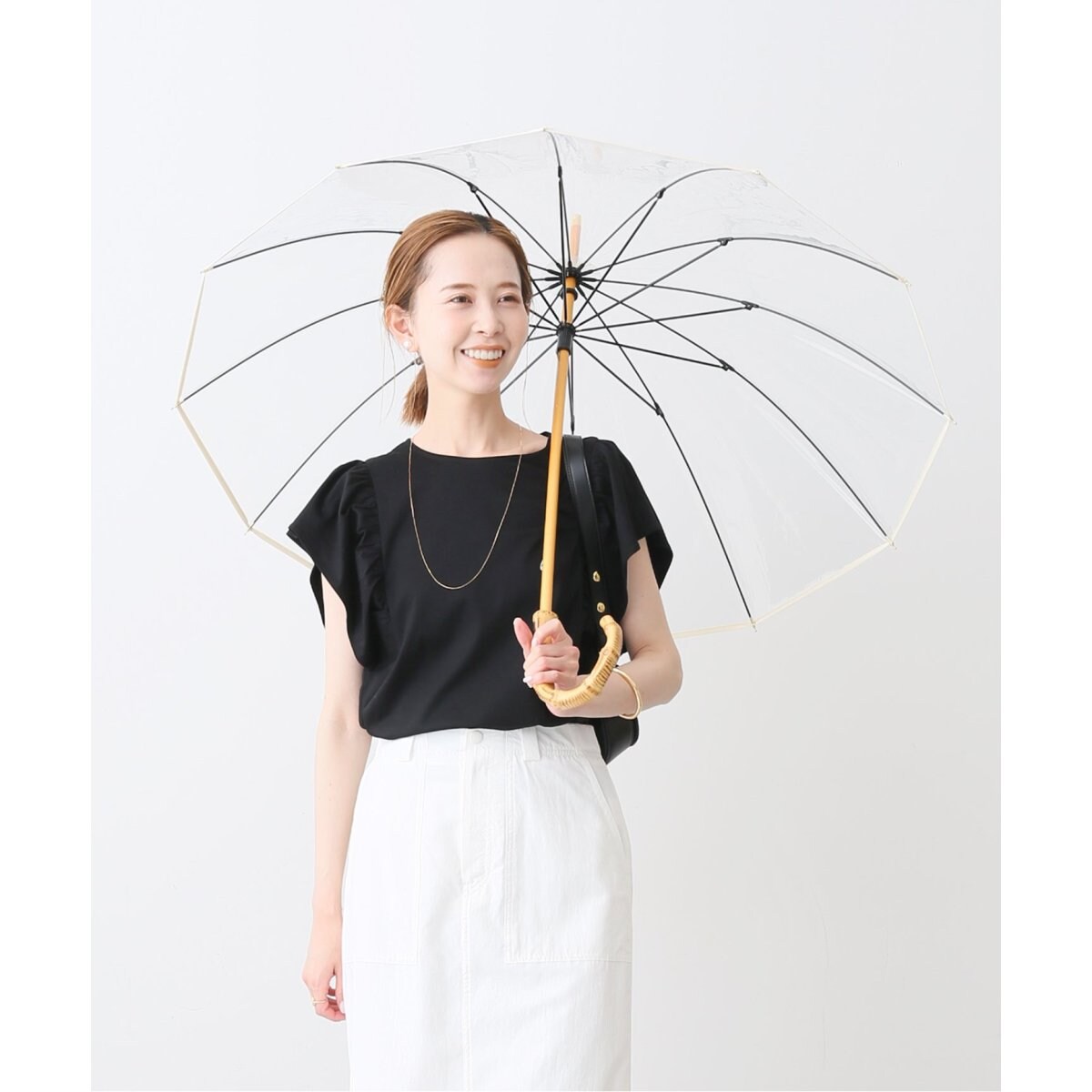 TRADITIONAL WEATHERWEAR】CLEAR UMB BAMBO傘(雨傘)-