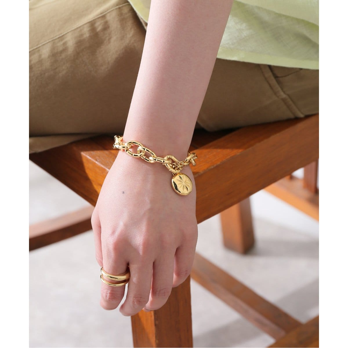 Louise Damas  ブレスレット LOUISE DAMAS】モチーフフトチェーンブレスレット | スローブ