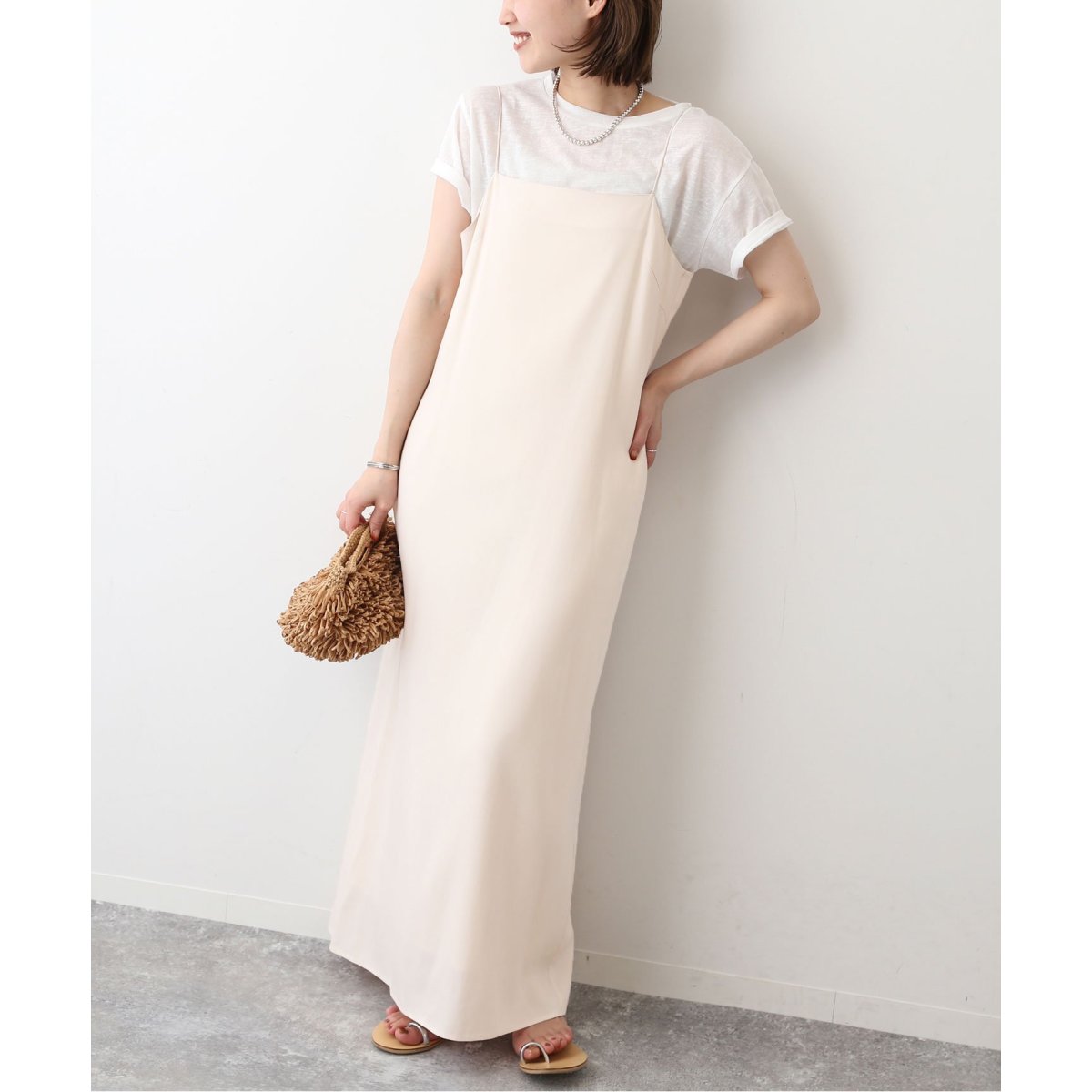 美品　アイラインキャミワンピースIENA SLOBE cd011-19114-03b.jpg?basethum=225