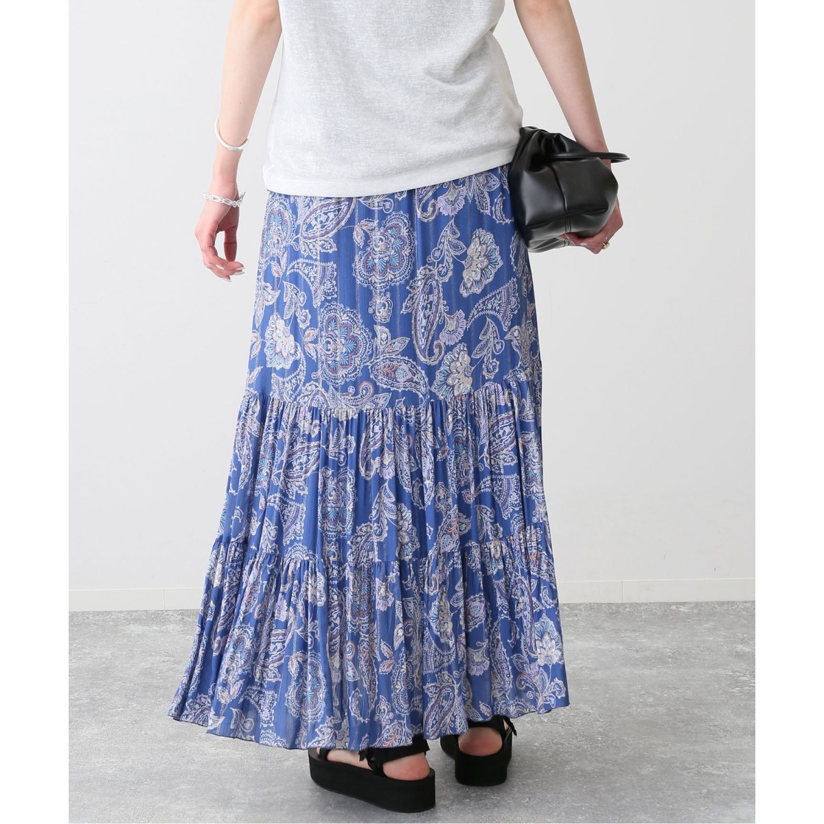 真砂三千代 Afa 秋※冬 シルクウール混合スカート