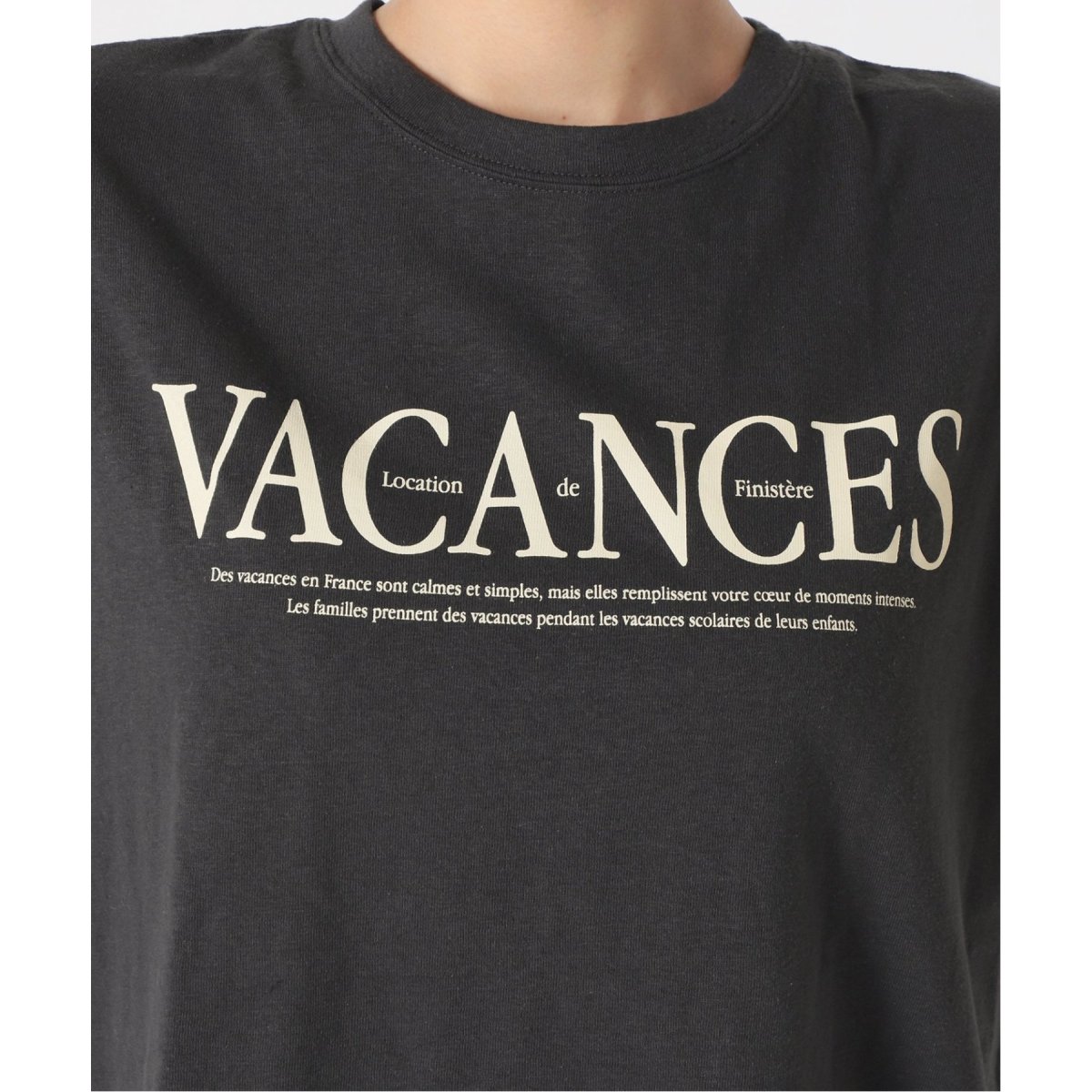 追加》VACANCES ロゴフレンチTEE | スローブ イエナ(SLOBE IENA