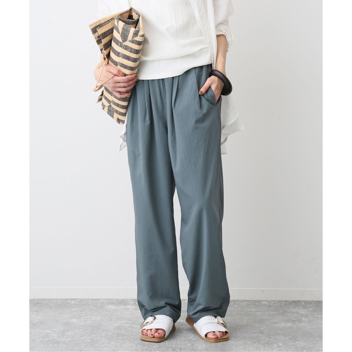 スローブイエナ　撥水ナイロンイージーパンツ【未使用品】 撥水ナイロンイージートラウザー | スローブ イエナ(SLOBE IENA