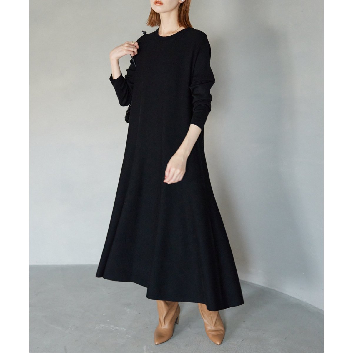 ウォッシャブルフレアワンピース | スローブ イエナ(SLOBE IENA