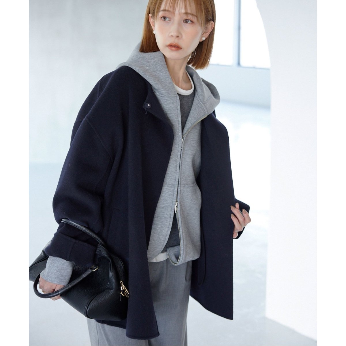 SLOBE IENA♡23A/W HAMILTONダブルフェイスショートコートよろしくお願いいたします