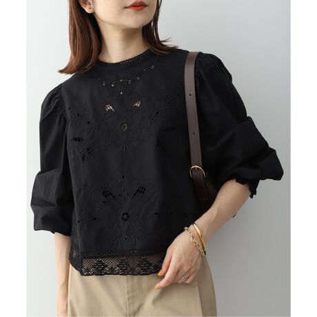 刺繍レースブラウス | スローブ イエナ(SLOBE IENA) | マルイウェブ 