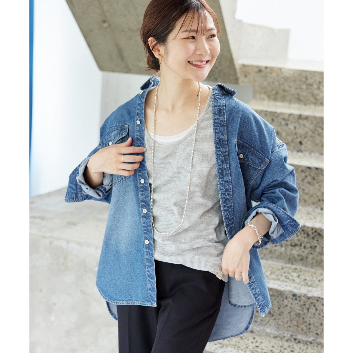 LE DENIM BDUシャツ | スローブ イエナ(SLOBE IENA) | マルイ
