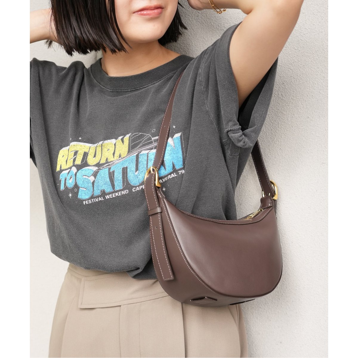 SLOBE IENA スローブイエナクリスチャンヴィラ ラウンドショルダーバッグ cd014-27153-01b.jpg?basethum=225