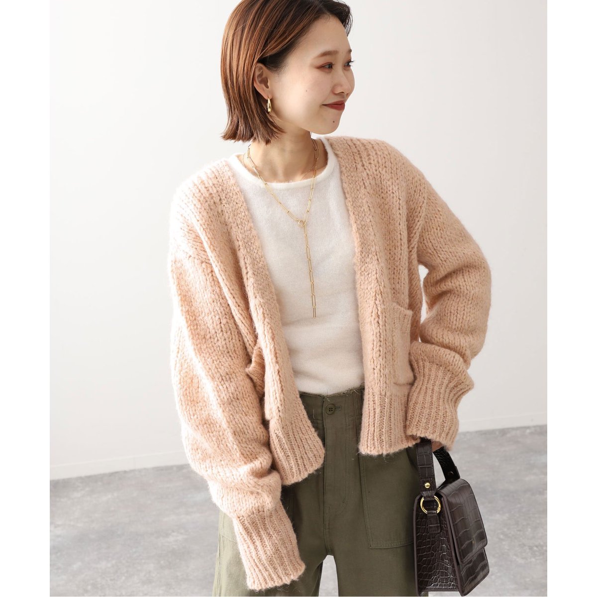 TRICOTS JEAN MARC】 ショートカーディガン | スローブ イエナ(SLOBE