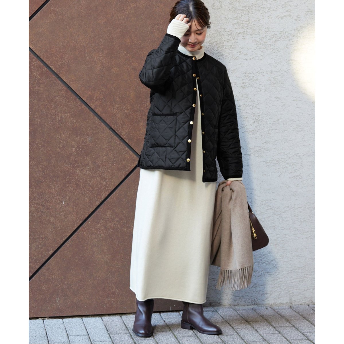 TRADITIONAL WEATHERWEAR 】SLOBE別注 キルティングショート