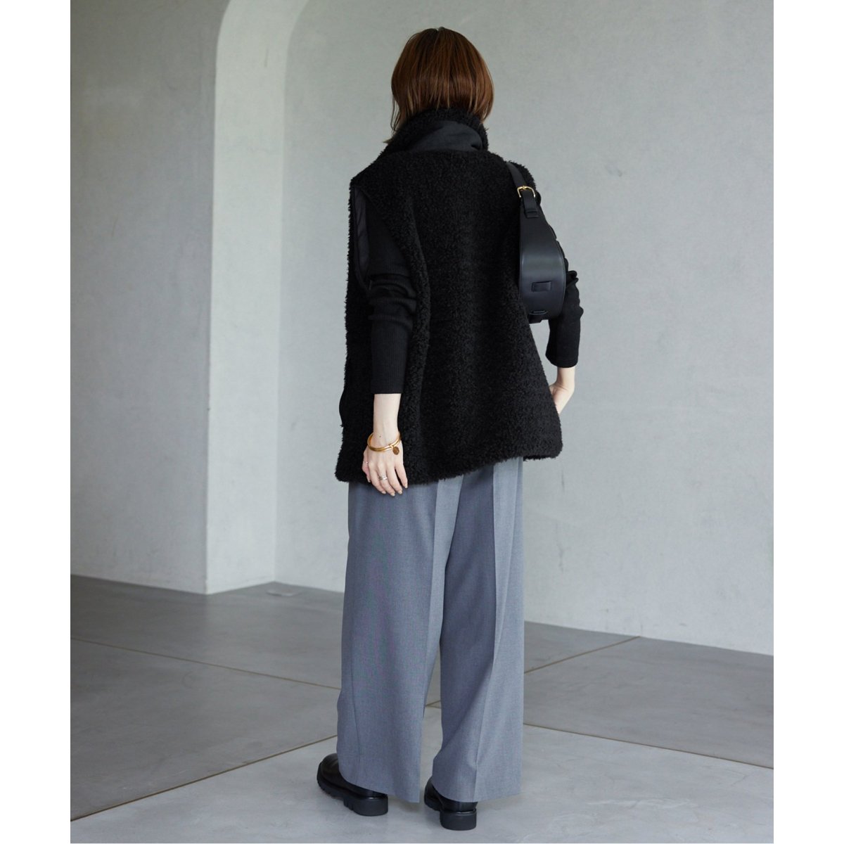 SLOBE IENA　ECOPELボアショートベスト　新品・未使用 SLOBE IENA ECOPELボアショートベスト 新品・未使用 - メルカリ