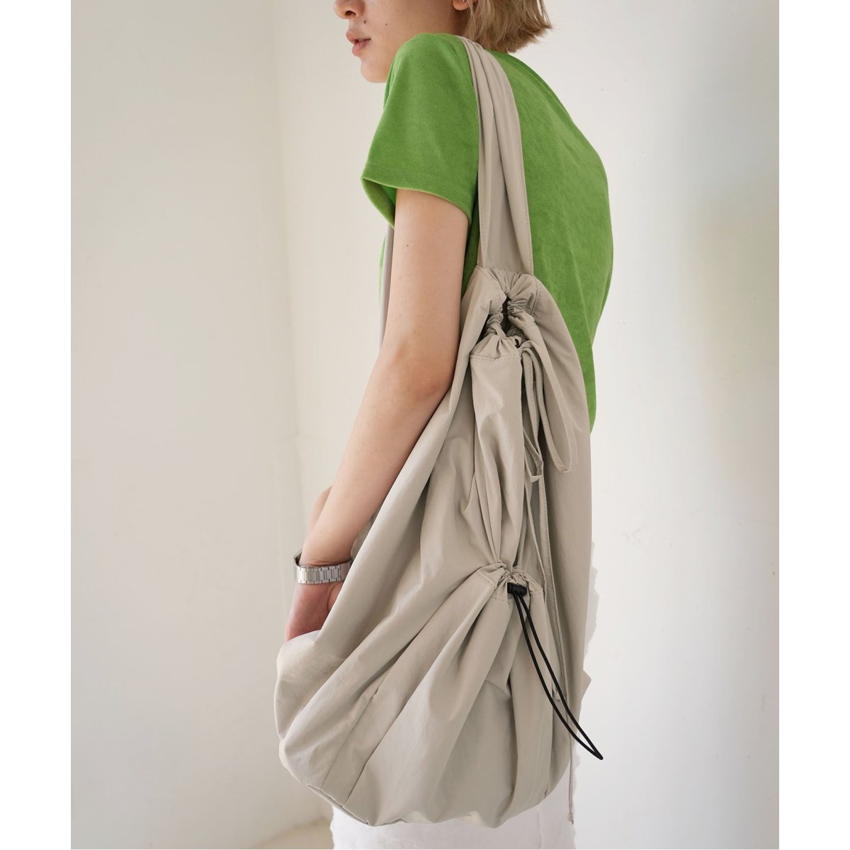 追加》SLOBE citron. Nylon shoulder BAG | スローブ イエナ(SLOBE