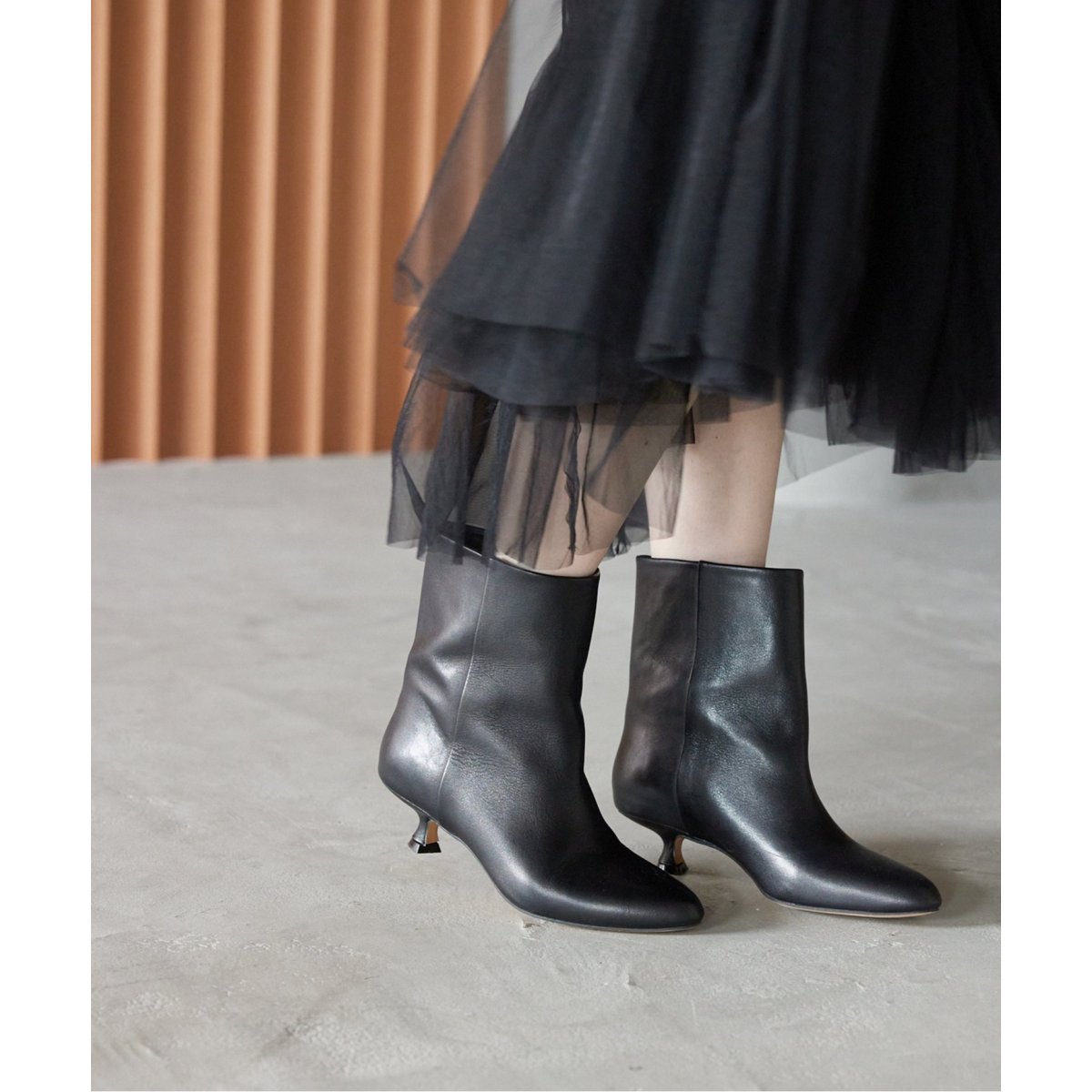 SLOBE IENA スローブイエナ ピンヒールショートブーツ 24cm 追加》SLOBE ピンヒールショートブーツ | スローブ イエナ(SLOBE IENA