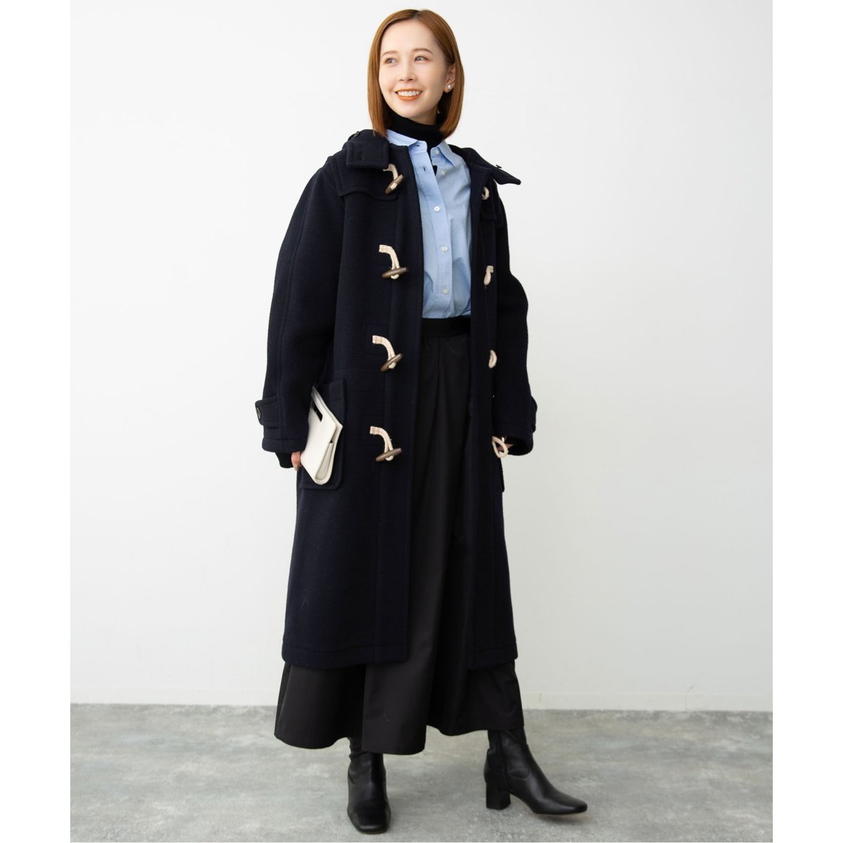 SLOBE IENA スローブイエナ 23AW リニアー ダッフルコート 完売品 SLOBE IENA リニアーダッフルコート