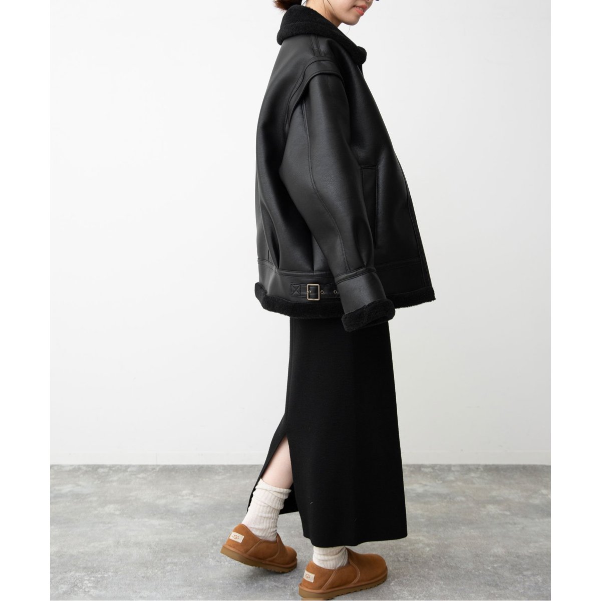 SLOBE IENA（スローブイエナ）の「フェイクムートン2WAY B-3