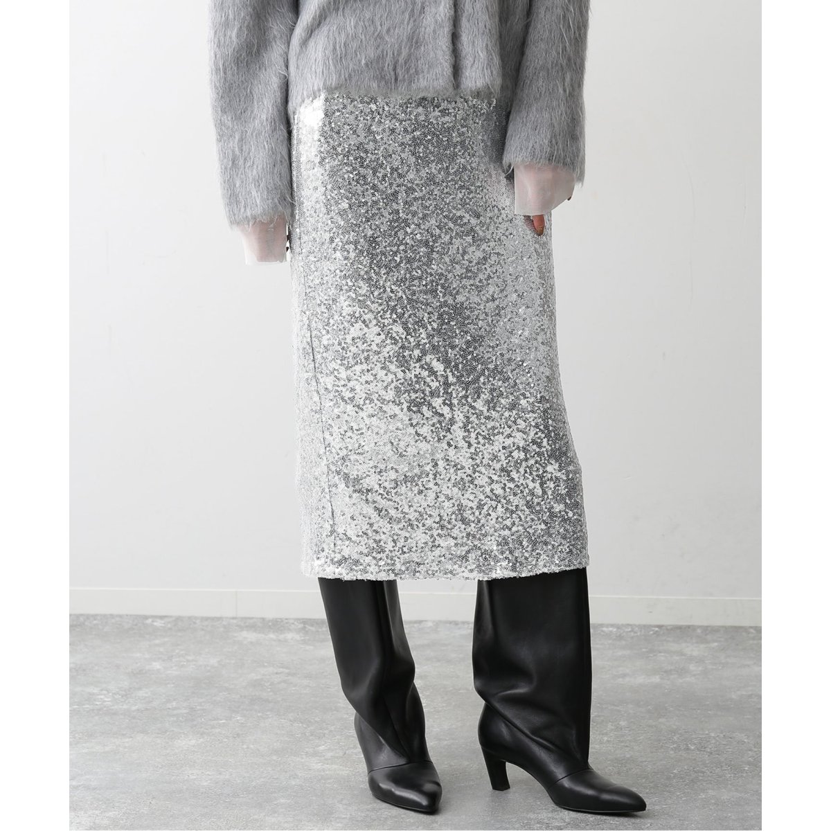 スパンコールペンシルスカート | スローブ イエナ(SLOBE IENA