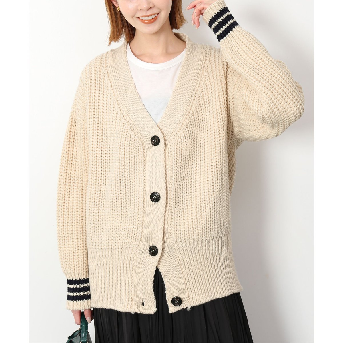 PEREGRINE/ペレグリン】 LINE カーディガン | スローブ イエナ(SLOBE