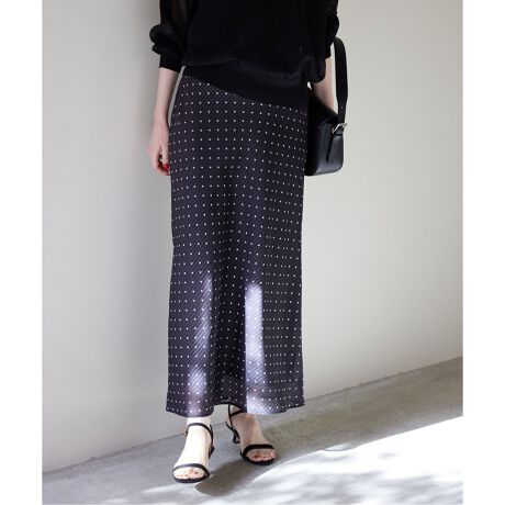 ドットロングマーメイドスカート | スローブ イエナ(SLOBE IENA  